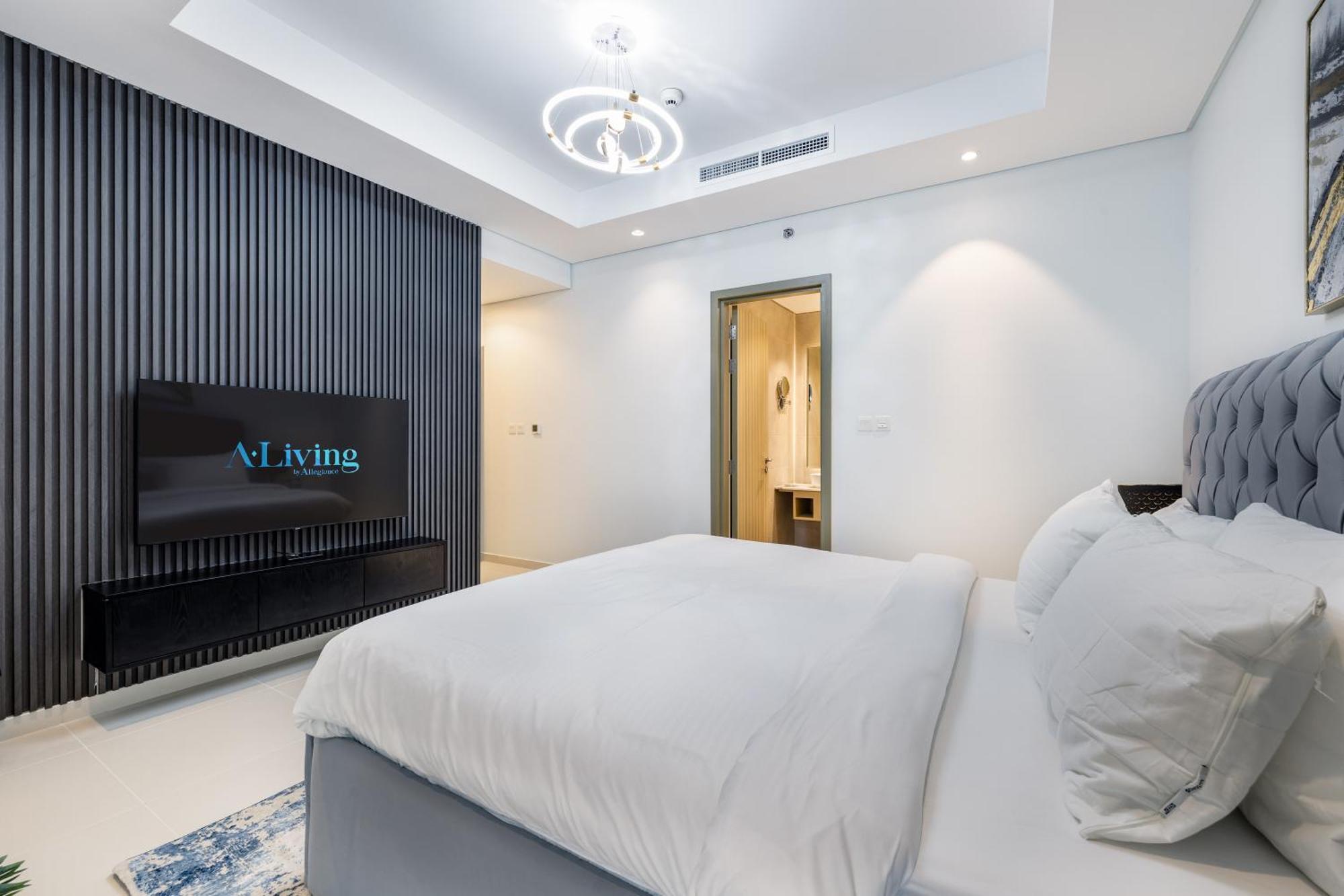 Aliving Luxe 2Br With Burj Khalifa View Infinity Pool Midtown-4704 Apartment Дубай Екстериор снимка